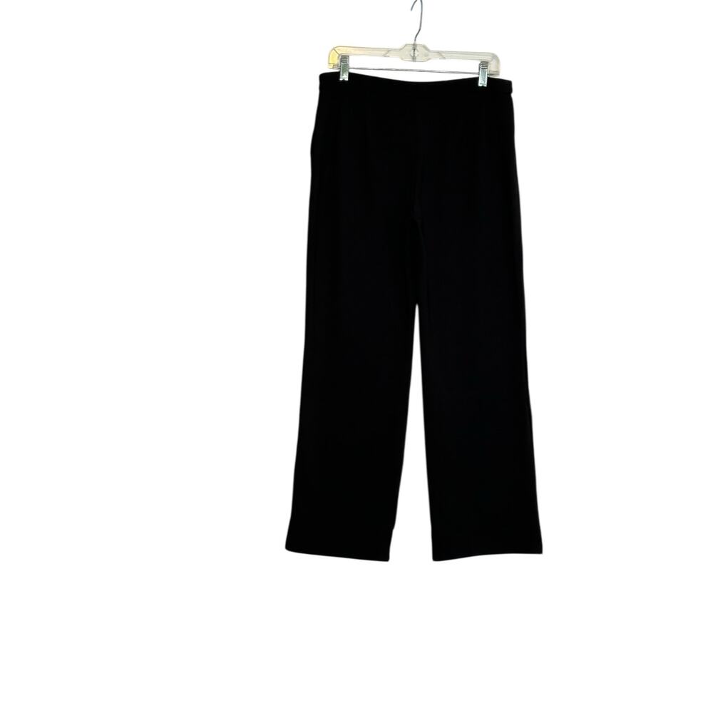 Rachel Zoe black wide legs pull on high waist pants size 10 - Picture 6 of 11